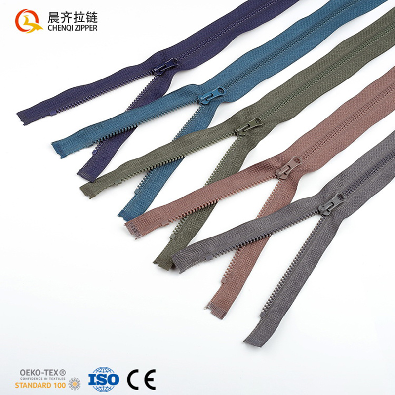 厂家批发5#树脂单开普通牙夹克外套时尚背包服装辅料详情图1