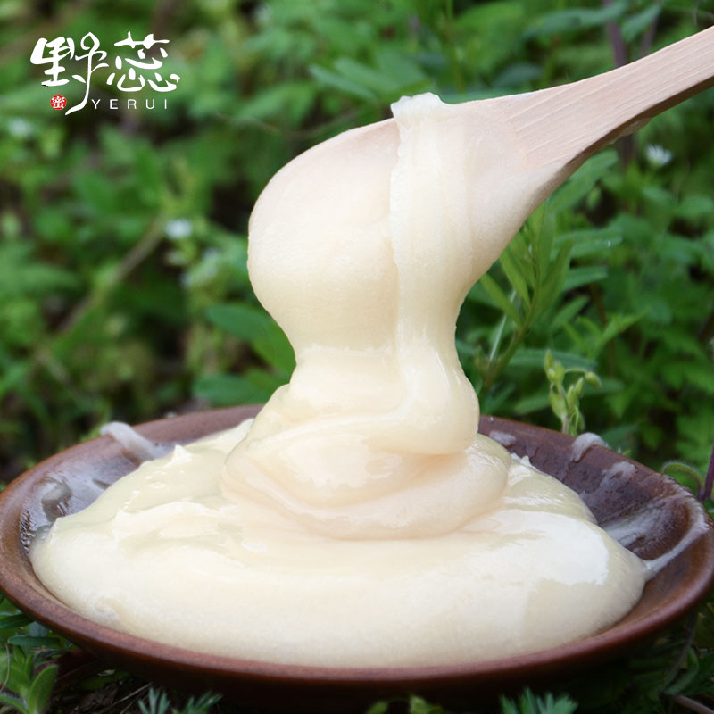 野蕊【巴山春蜜】500g/瓶  大巴山春季蜂蜜农家自产油菜花野樱桃花成熟蜂蜜包邮 500g/瓶详情图3