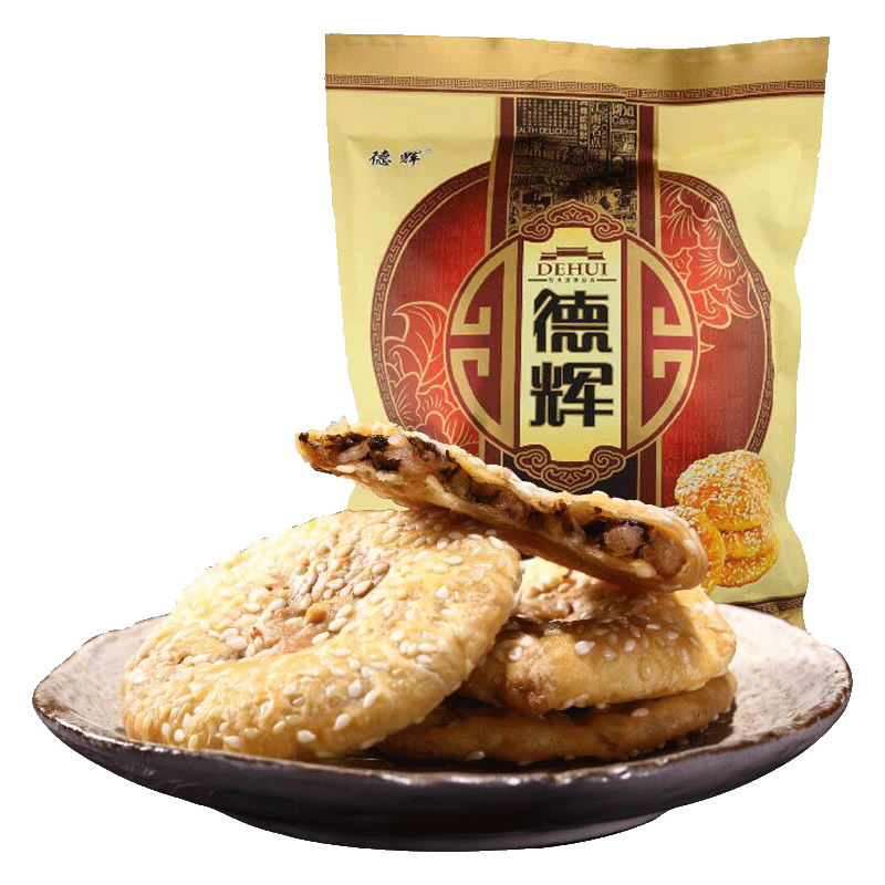德辉梅干菜肉薄酥饼大礼包500g袋装糕点零食小吃休闲食品详情图5