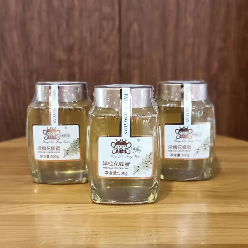 【方德蜂园】精酿洋槐花蜂蜜 特级 采集花期茂盛期 无添加野生纯蜂蜜详情图3