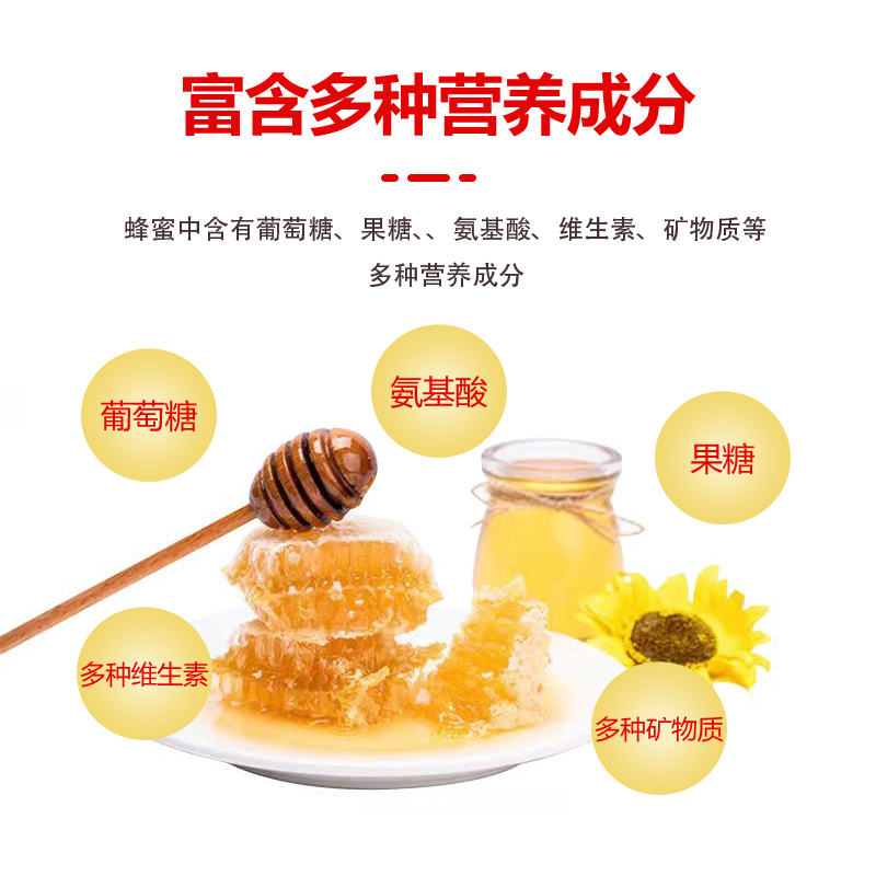 【方德蜂园】精酿洋槐花蜂蜜 特级 采集花期茂盛期 无添加野生纯蜂蜜详情图4