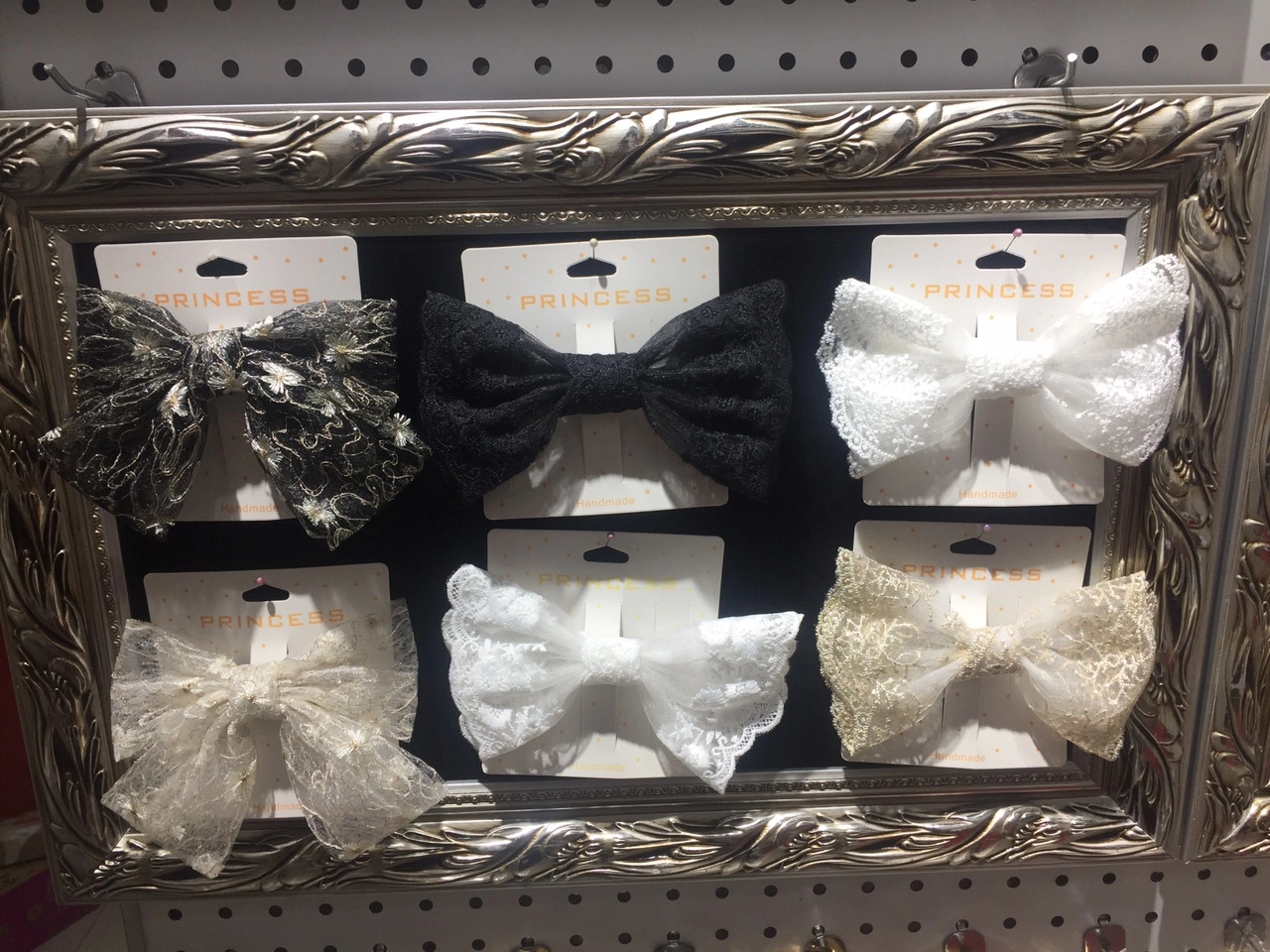 韩式金丝花边大蝴蝶结女韩版潮流时尚女孩可爱软妹少女详情图5