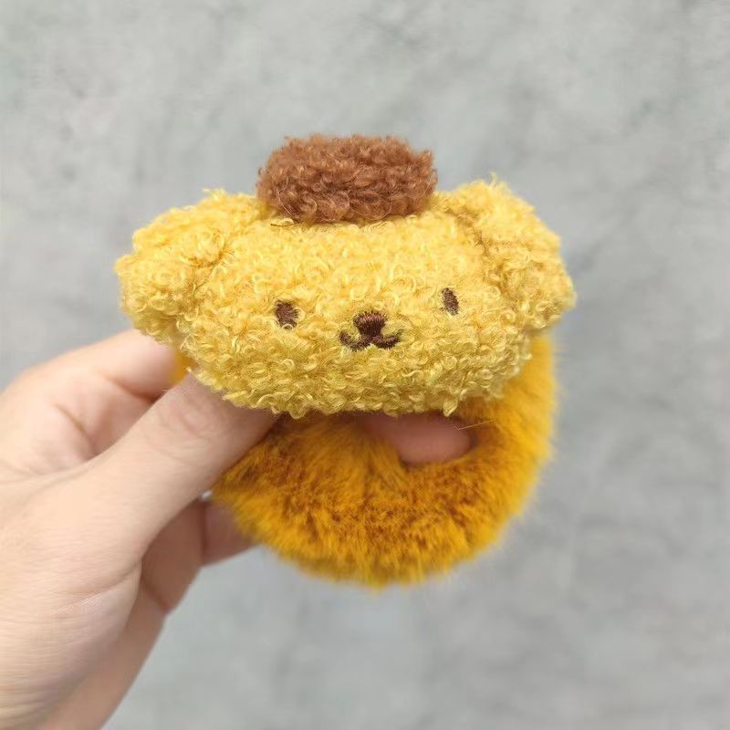 冬季ins糖果发圈头绳少女高马尾甜美毛绒详情图4