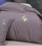 安琪香奈粉磨毛四件套详情图2