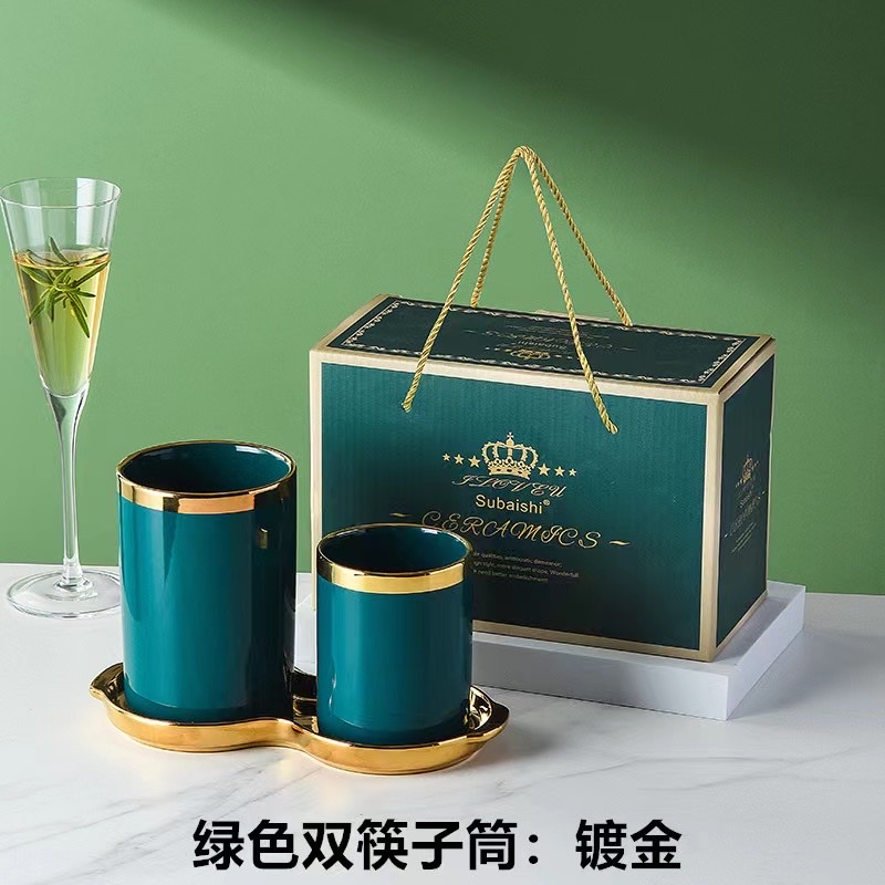 轻奢筷筒刀叉筒快笼沥水架厂家直销批发零售现货下单请咨询详情图2