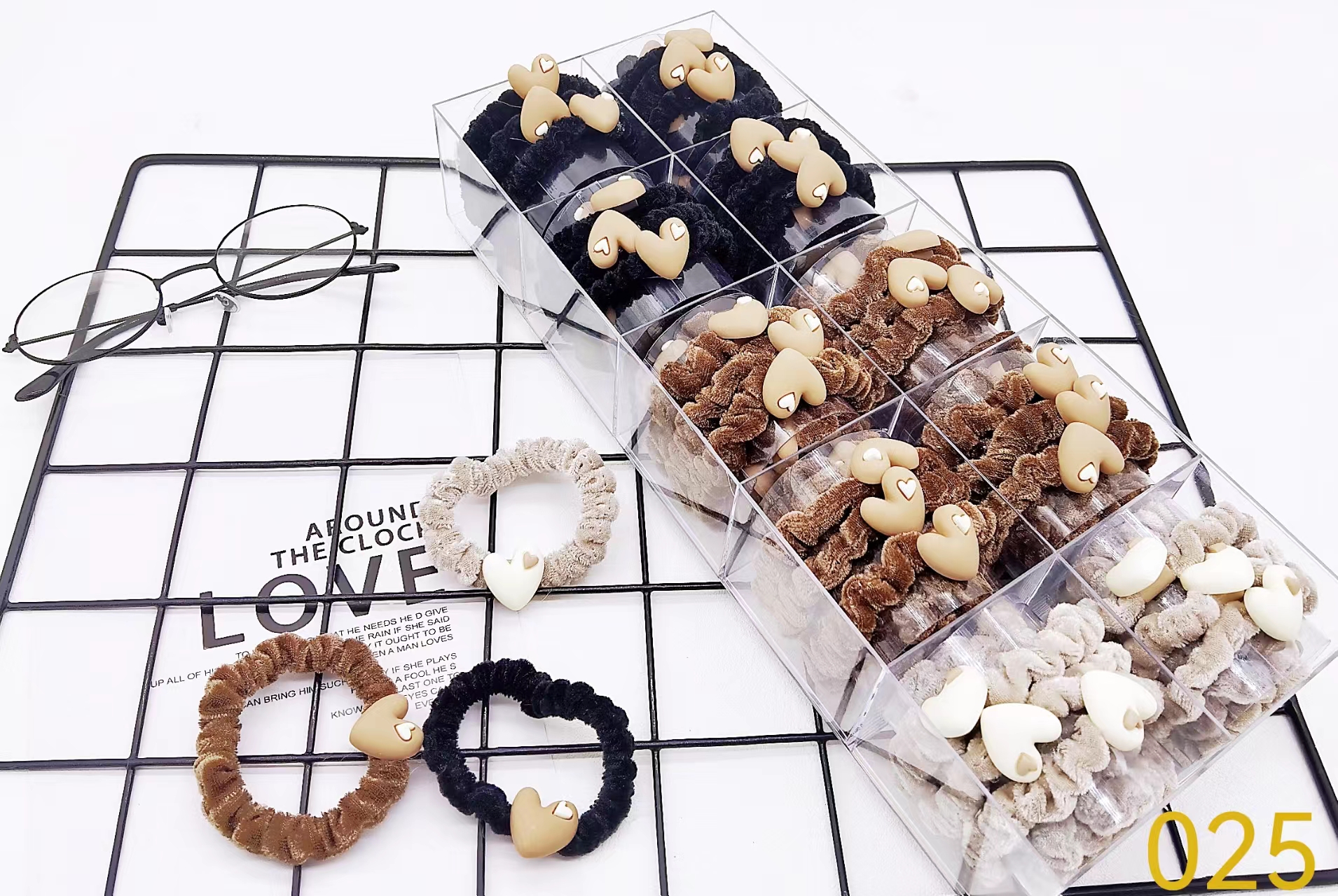 网红爆款草莓熊款式多少女发圈详情图3